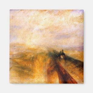 JMW Turner - Regen und Tempo des Großen Westens Magnet