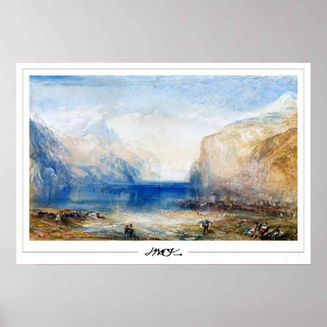 JMW Turner Zedign Art Poster #12-2 (Vorne)