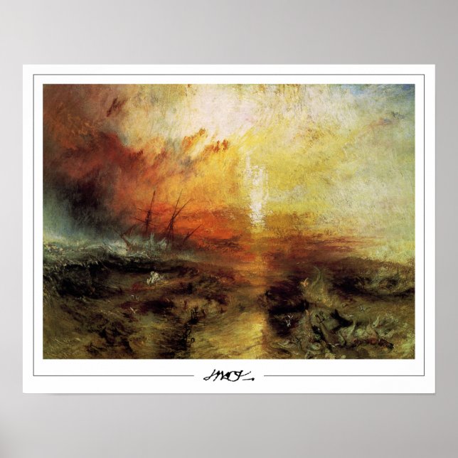JMW Turner Zedign Art Poster #133-2 (Vorne)