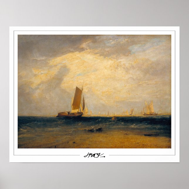 JMW Turner Zedign Art Poster #13-3 (Vorne)