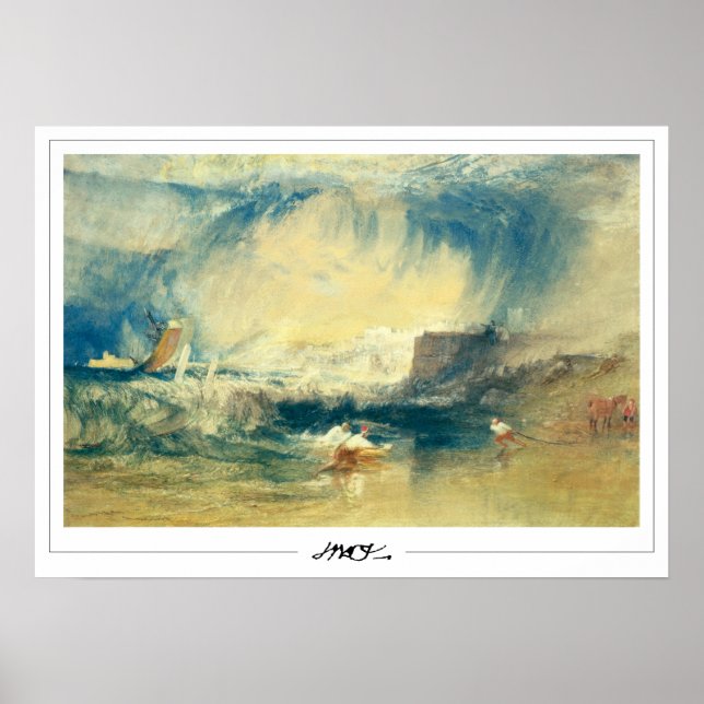 JMW Turner Zedign Art Poster #141-3 (Vorne)