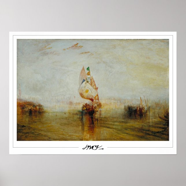 JMW Turner Zedign Art Poster #14-3 (Vorne)