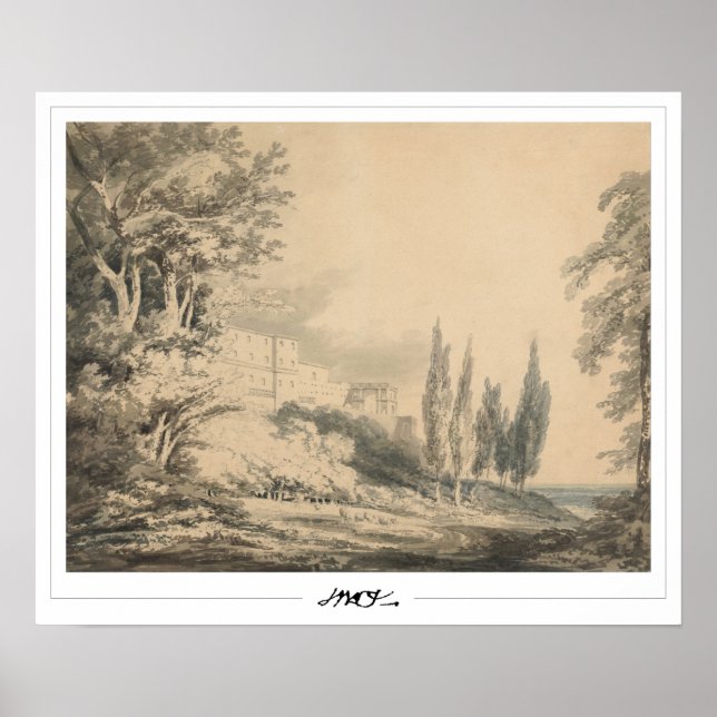 JMW Turner Zedign Art Poster #194-2 (Vorne)