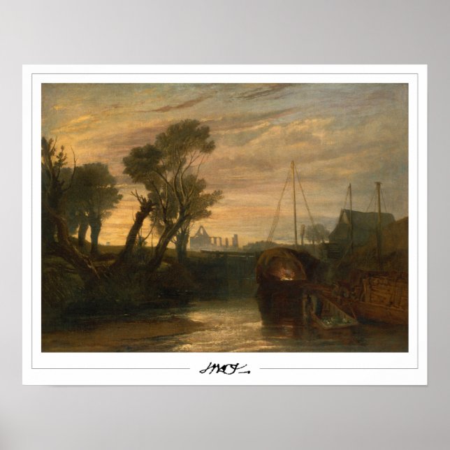 JMW Turner Zedign Art Poster #20-2 (Vorne)