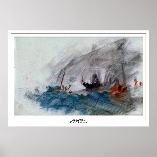 JMW Turner Zedign Art Poster #230 (Vorne)
