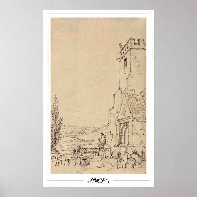 JMW Turner Zedign Art Poster #233 (Vorne)