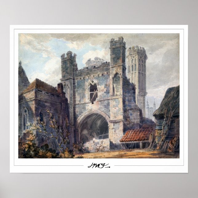 JMW Turner Zedign Art Poster #27-2 (Vorne)