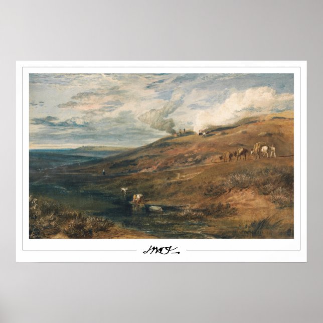JMW Turner Zedign Art Poster #28 (Vorne)