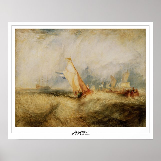JMW Turner Zedign Art Poster #32 (Vorne)