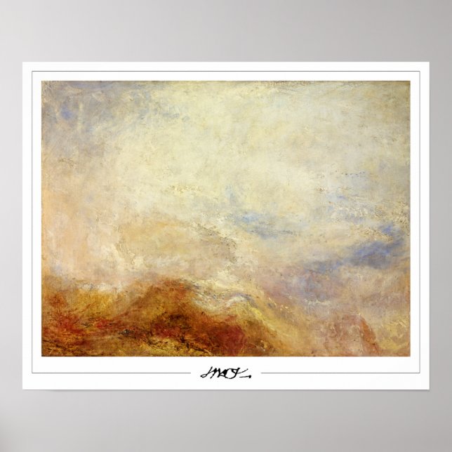 JMW Turner Zedign Art Poster #36-2 (Vorne)