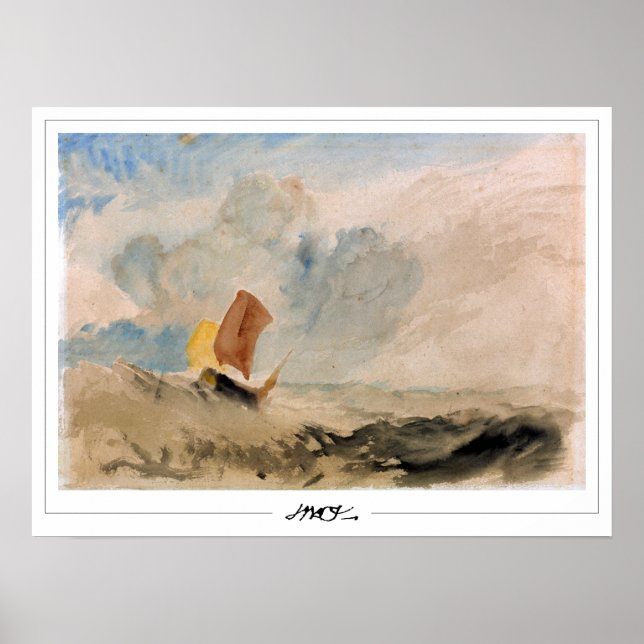 JMW Turner Zedign Art Poster #393 (Vorne)