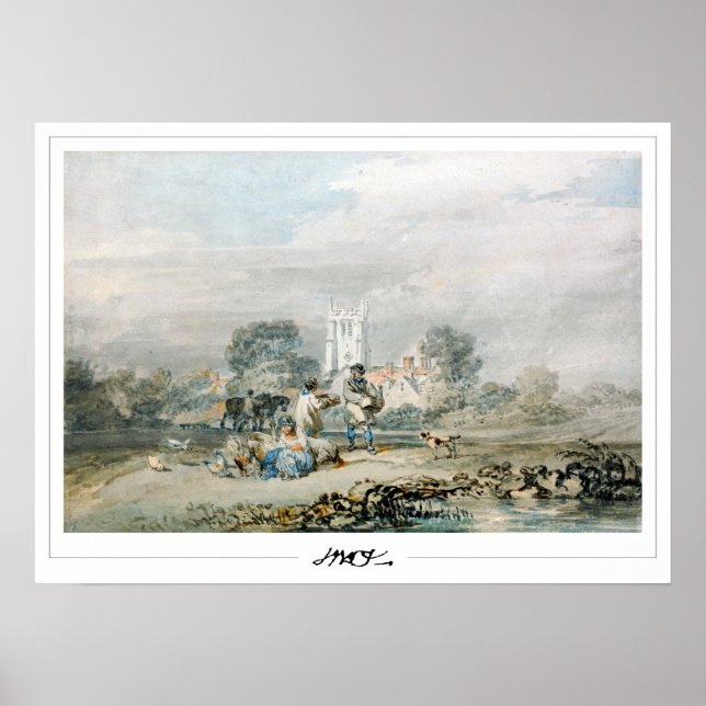 JMW Turner Zedign Art Poster #408-3 (Vorne)