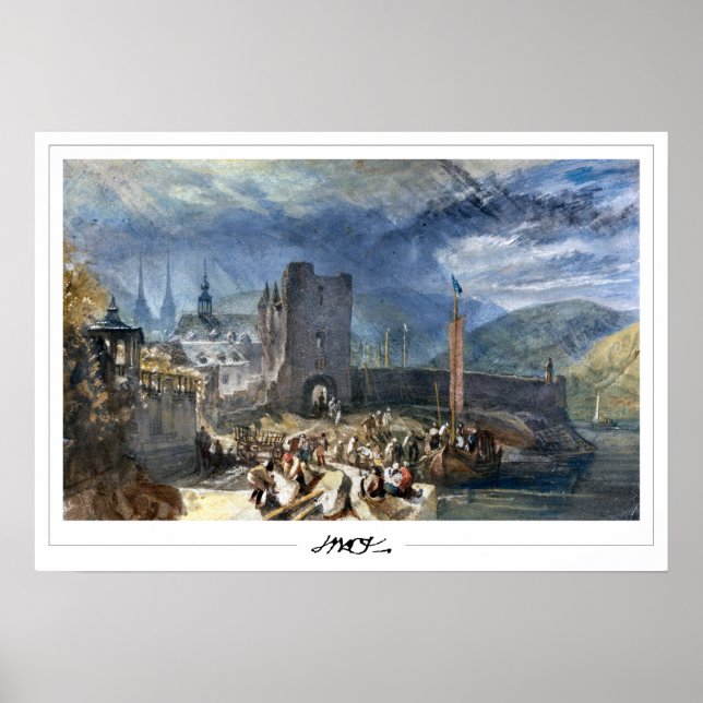 JMW Turner Zedign Art Poster #42-2 (Vorne)