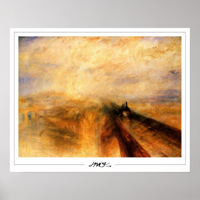 JMW Turner Zedign Art Poster #469-3 (Vorne)