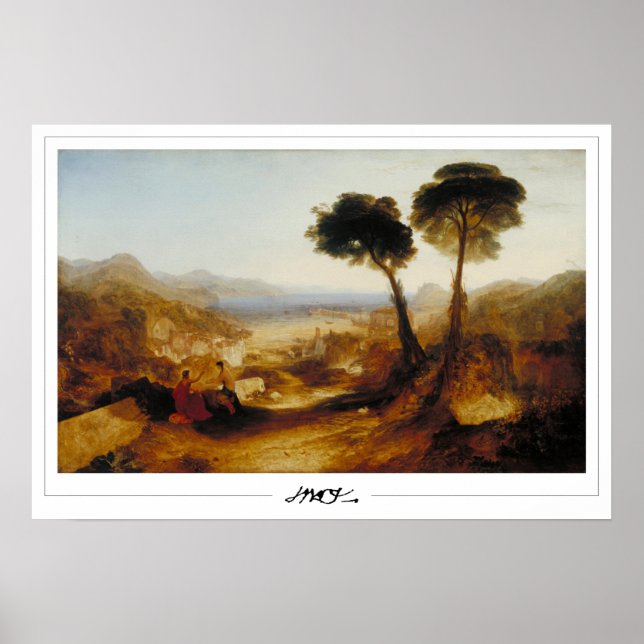 JMW Turner Zedign Art Poster #8-3 (Vorne)