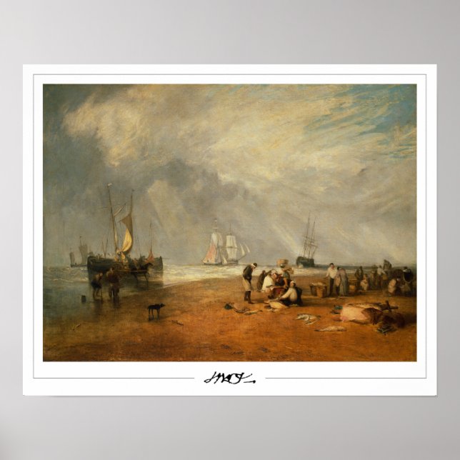 JMW Turner Zedign Art Poster #9 (Vorne)