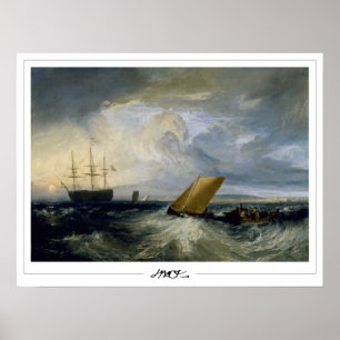 JMW Turner Zedign Kunstposter #30-3 Poster