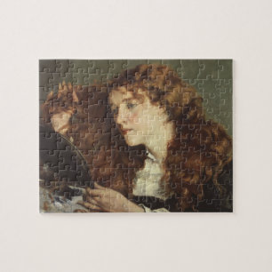 Jo, die schöne Ire von Gustave Courbet Puzzle