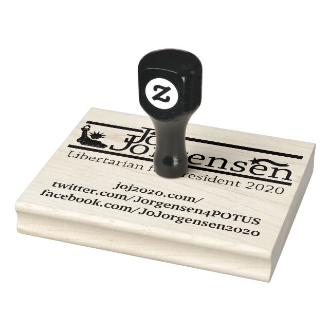 Jo Jorgensen, Präsident Gummistempel (Stempel)