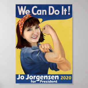 'Jo-sie-the-Riveter' Fundraiser-Poster Poster