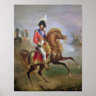 Joachim Murat auf Horseback, 1814-15 Poster