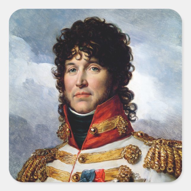 Joachim Murat Quadratischer Aufkleber (Vorderseite)