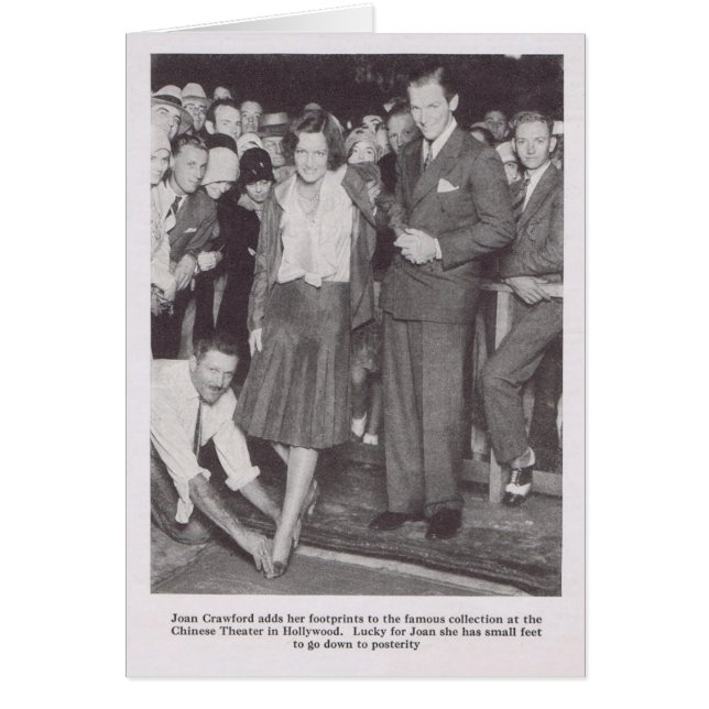 Joan Crawford Chinese Theater 1930 Magazin Foto (Vorne)