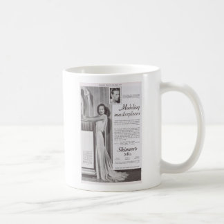Joan Crawford in Adrien für Silk Anzeige Tasse