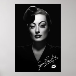 Joan Crawford, schwarz-weiß, noir poster