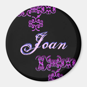 Joan Designer Name Magnet