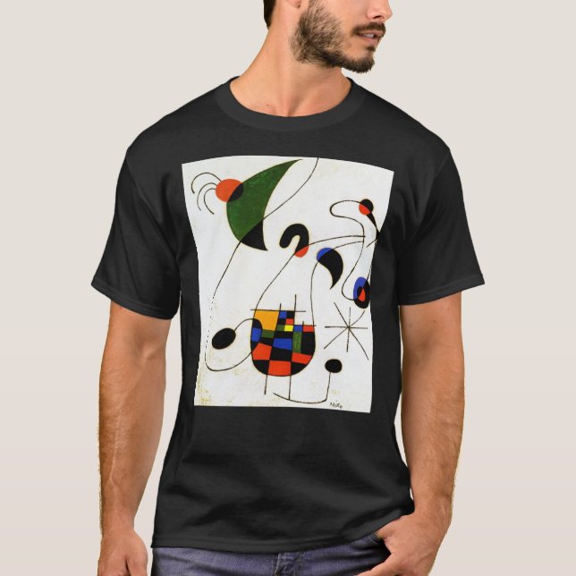Joan Miro "Melancholic Singer " Poster T-Shirt (Vorderseite)