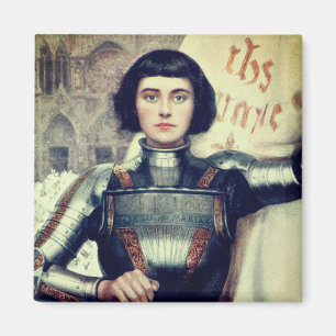 Joan of Arc (Albert Lynch Illustration) Magnet