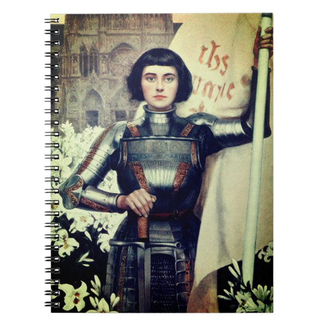 Joan of Arc (Albert Lynch Illustration) Notizblock (Vorderseite)