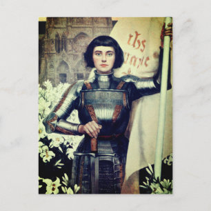 Joan of Arc (Albert Lynch Illustration) Postkarte