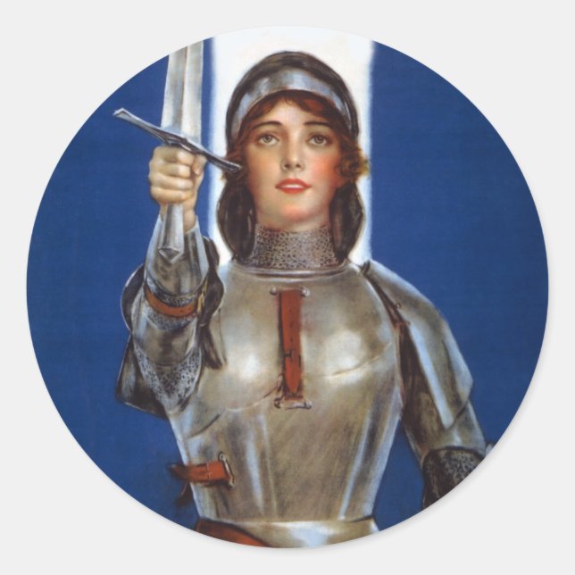 Joan of Arc Aufkleber (Vorderseite)