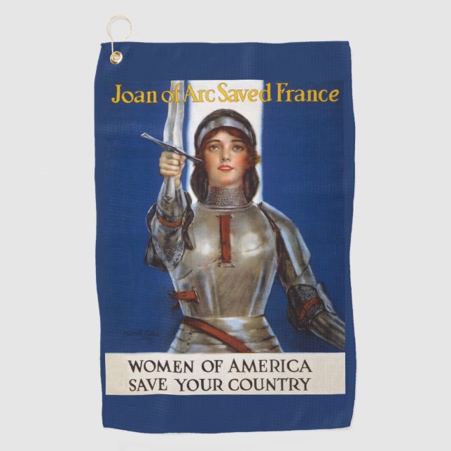 Joan of Arc: Das Dienstmädchen Orleans, Ritter Her Golfhandtuch (Vorderseite)
