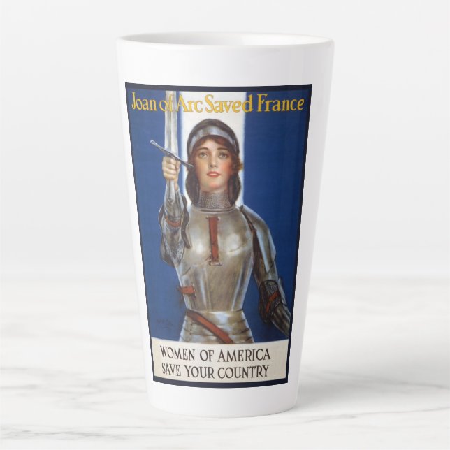 Joan of Arc: Das Dienstmädchen Orleans, Ritter Her Milchtasse (Vorderseite)