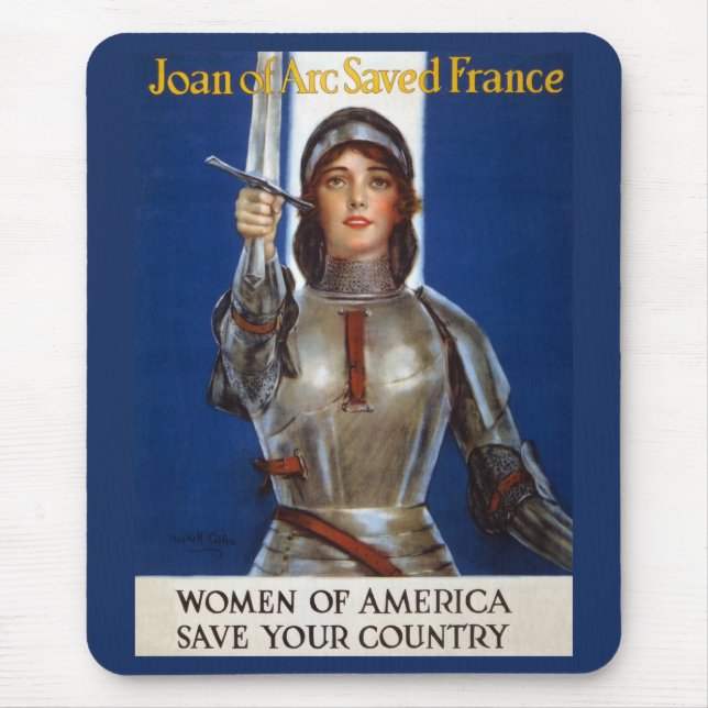 Joan of Arc: Das Dienstmädchen Orleans, Ritter Her Mousepad (Vorne)