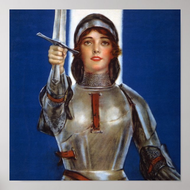 Joan of Arc: Das Dienstmädchen Orleans, Ritter Her Poster (Vorne)