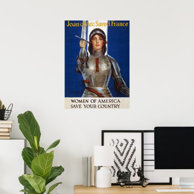 Joan of Arc: Das Dienstmädchen Orleans, Ritter Her Poster (Heimbüro)