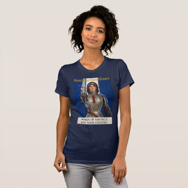 Joan of Arc: Das Dienstmädchen Orleans, Ritter Her T-Shirt (Vorne ganz)