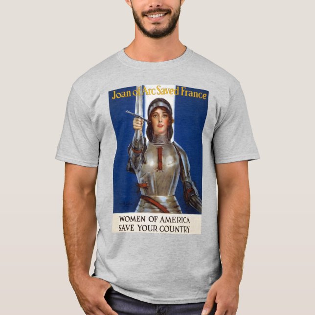 Joan of Arc: Das Dienstmädchen Orleans, Ritter Her T-Shirt (Vorderseite)