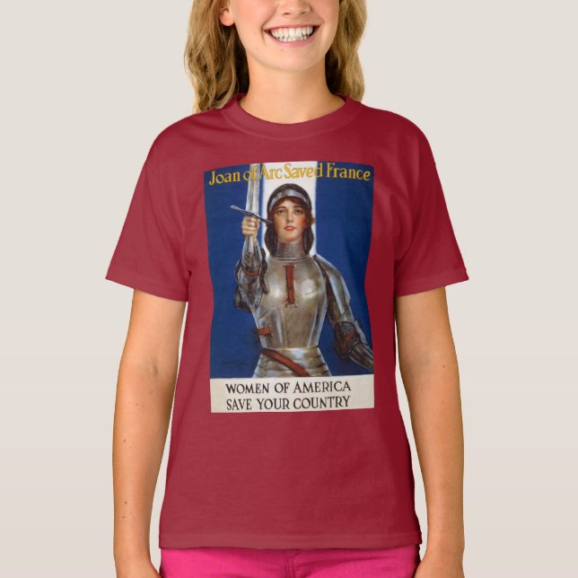 Joan of Arc: Das Dienstmädchen Orleans, Ritter Her T-Shirt (Vorderseite)