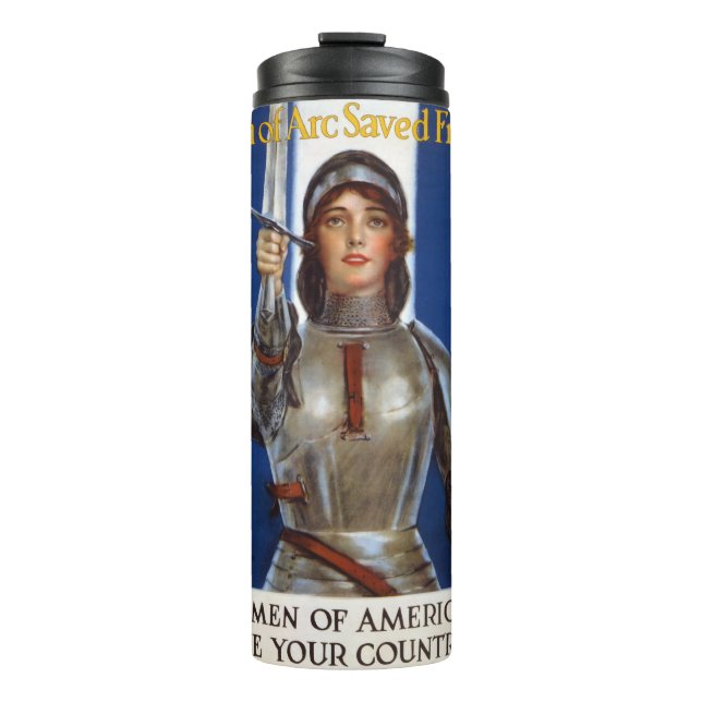Joan of Arc: Das Dienstmädchen Orleans, Ritter Her Thermosbecher (Vorderseite)