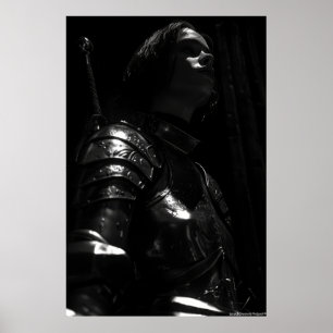 Joan of Arc Listening to the Voices Dark Ästhetik Poster