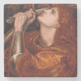 Joan of Arc (Portrait) (von Dante Gabriel Rossetti Steinuntersetzer