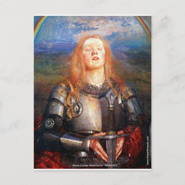 Joan of Arc Postkarte (Vorderseite)