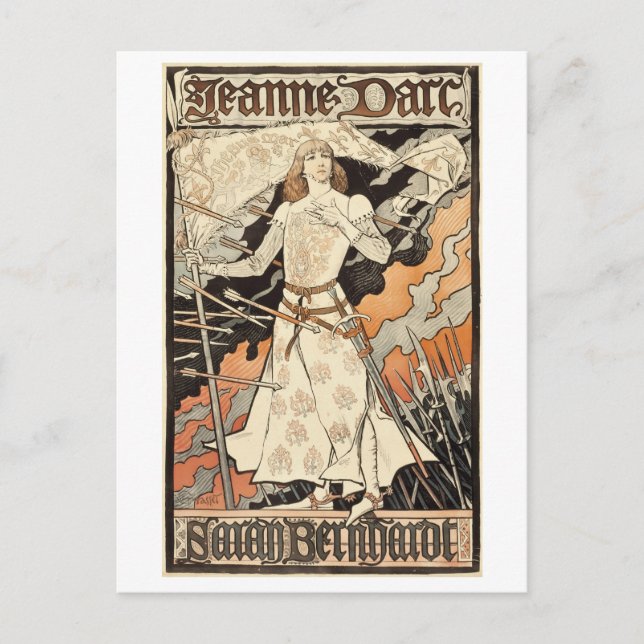 Joan of Arc Postkarte (Vorderseite)