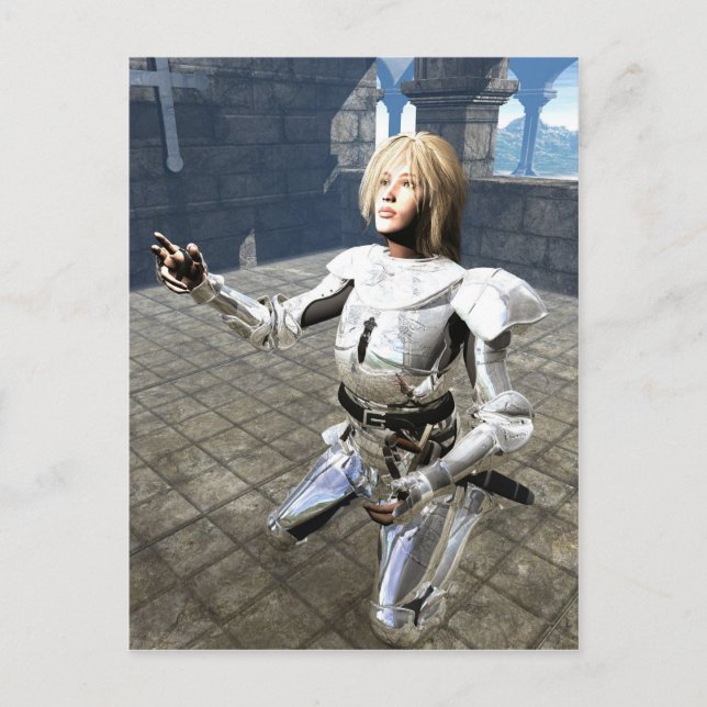Joan of Arc Postkarte (Vorderseite)