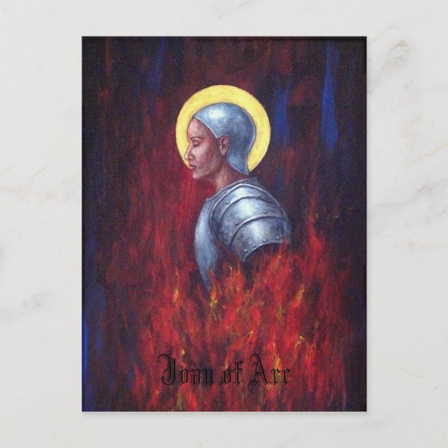 Joan of Arc Postkarte (Vorderseite)